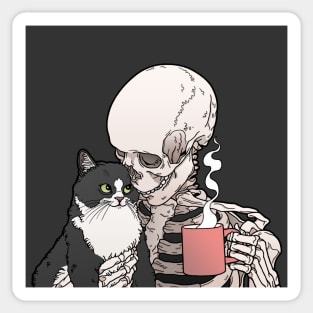 Cats & Coffee Sticker